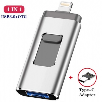 4-in-1 USB3.0 USB Flash Disk Flash Drive for iPhone Type-C