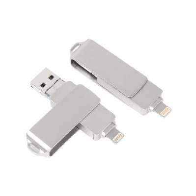 3 in 1 Metal OTG USB3.0 iPhone 32GB USB Flash Drive